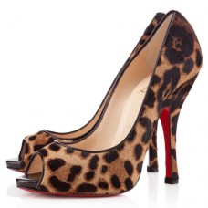 Christian Louboutin Maryl 120mm Lodičky s otevřenou špičkou - Leopard Christian Louboutin Maryl 120mm Lodičky s otevřenou špičkou - Leopard