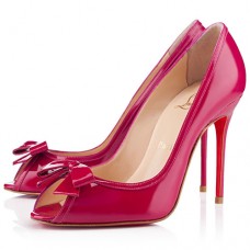 Christian Louboutin Milady 100mm Lodičky s otevřenou špičkou růžové