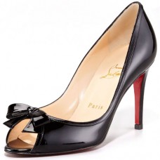 Christian Louboutin Milady 80mm Peep Toe Lodičky Černé