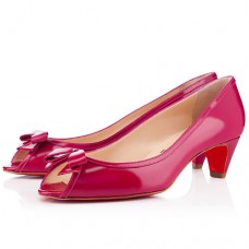 Christian Louboutin Milady 40mm Lodičky s otevřenou špičkou růžové Christian Louboutin Milady 40mm Lodičky s otevřenou špičkou růžové
