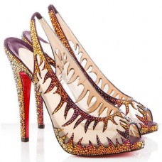 Christian Louboutin Maralena 140mm Zvláštní příležitosti Plamen Christian Louboutin Maralena 140mm Zvláštní příležitosti Plamen