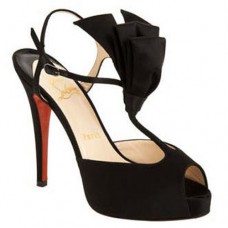 Christian Louboutin Ernesta T-strap 100mm Speciální příležitosti Černá Christian Louboutin Ernesta T-strap 100mm Speciální příležitosti Černá