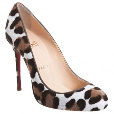 Christian Louboutin Fifi 100mm Lodičky s Leopardím vzorem