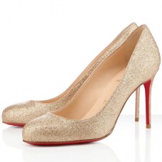 Christian Louboutin Fifi 80mm Lodičky Zlaté