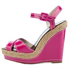 Christian Louboutin Almeria 120mm klínky růžové Christian Louboutin Almeria 120mm klínky růžové