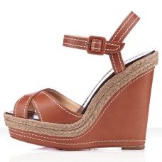 Christian Louboutin Almeria 120mm klínky v světle fialové barvě Christian Louboutin Almeria 120mm klínky v světle fialové barvě