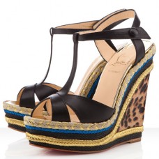 Christian Louboutin Trotolita 140mm klínky černé