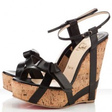Christian Louboutin Miss Cristo 140mm klínky černé