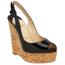 Christian Louboutin Uue Plume 140mm klínky černé