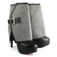 Kotníkové boty Christian Louboutin Armony 140mm šedé