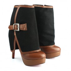 Kotníkové boty Christian Louboutin Armony 140mm Hnědé