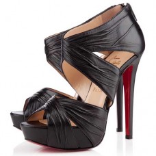 Kotníkové boty Christian Louboutin Bandra 140mm černé