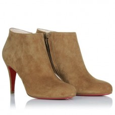 Kotníkové boty Christian Louboutin Belle 80mm hnědé