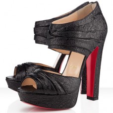 Kotníkové boty Christian Louboutin Applique 140mm černé