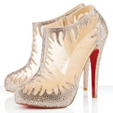 Kotníkové boty Christian Louboutin Marale 140mm, tělové Kotníkové boty Christian Louboutin Marale 140mm, tělové