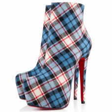 Kotníkové boty Christian Louboutin Daf Booty 160mm modré