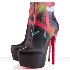Kotníkové boty Christian Louboutin Daf Booty 160mm Multicolor