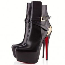 Kotníkové boty Christian Louboutin Equestria 160mm černé Kotníkové boty Christian Louboutin Equestria 160mm černé