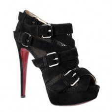 Kotníkové boty Christian Louboutin Mad Marta 140mm černé
