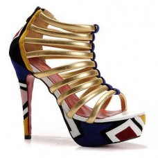 Kotníkové boty Christian Louboutin Romaine 140mm Multicolor Kotníkové boty Christian Louboutin Romaine 140mm Multicolor