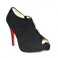 Kotníkové boty Christian Louboutin Treopli 120mm černé