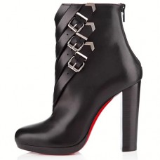 Kotníkové boty Christian Louboutin Troop 120mm černé Kotníkové boty Christian Louboutin Troop 120mm černé