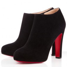 Kotníkové boty Christian Louboutin Vicky Booty 120mm černé Kotníkové boty Christian Louboutin Vicky Booty 120mm černé