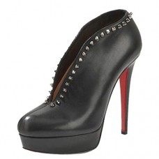 Kotníkové boty Christian Louboutin Miss Fast Plato 120mm černé Kotníkové boty Christian Louboutin Miss Fast Plato 120mm černé