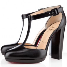 Kotníkové boty Christian Louboutin Minochon 120mm černé Kotníkové boty Christian Louboutin Minochon 120mm černé