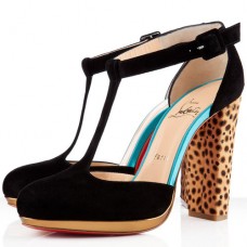 Kotníkové boty Christian Louboutin Minochon 120mm černé Kotníkové boty Christian Louboutin Minochon 120mm černé