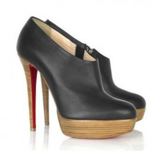 Kotníkové boty Christian Louboutin Moulage 140mm černé Kotníkové boty Christian Louboutin Moulage 140mm černé
