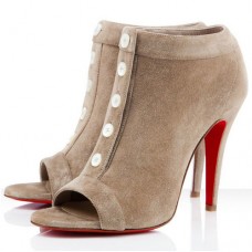 Kotníkové boty Christian Louboutin Maotic 120mm Camel