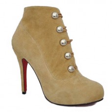 Kotníkové boty Christian Louboutin Fifre Corset 120mm Camel Kotníkové boty Christian Louboutin Fifre Corset 120mm Camel