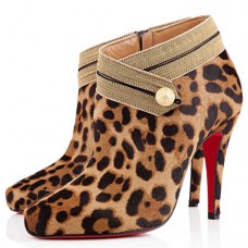 Kotníkové boty Christian Louboutin Marychal 100mm černé