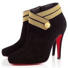 Kotníkové boty Christian Louboutin Marychal 100mm s leopardím vzorem Kotníkové boty Christian Louboutin Marychal 100mm s leopardím vzorem