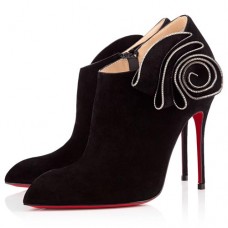 Kotníkové boty Christian Louboutin Mrs. Baba 100mm černé Kotníkové boty Christian Louboutin Mrs. Baba 100mm černé