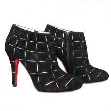 Kotníkové boty Christian Louboutin Globe 100mm černé Kotníkové boty Christian Louboutin Globe 100mm černé