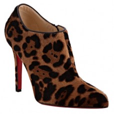 Kotníkové boty Christian Louboutin Dahlia 100mm s leopardím vzorem Kotníkové boty Christian Louboutin Dahlia 100mm s leopardím vzorem