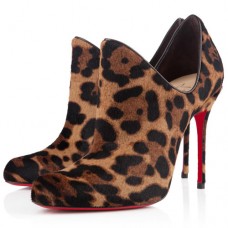 Kotníkové boty Christian Louboutin Dugueclina 100mm s leopardím vzorem Kotníkové boty Christian Louboutin Dugueclina 100mm s leopardím vzorem