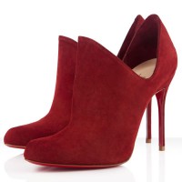 Kotníkové boty Christian Louboutin Dugueclina 100mm červené