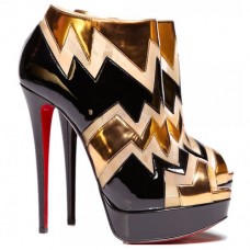 Kotníkové boty Christian Louboutin Ziggy 140mm černé