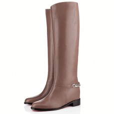 Christian Louboutin Cate 40mm boty - taupe