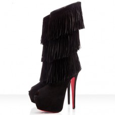 Kozačky Christian Louboutin Highness Tina 160mm černé Kozačky Christian Louboutin Highness Tina 160mm černé