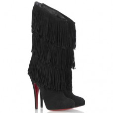 Kozačky Christian Louboutin Forever Tina 140mm černé Kozačky Christian Louboutin Forever Tina 140mm černé