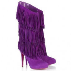 Christian Louboutin Forever Tina 140mm boty Parme