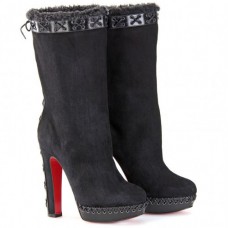 Christian Louboutin Step N Roll 140mm kotníkové boty černé Christian Louboutin Step N Roll 140mm kotníkové boty černé