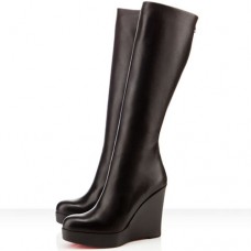 Kozačky Christian Louboutin Garibaldi 100mm černé Kozačky Christian Louboutin Garibaldi 100mm černé