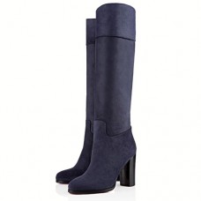 Christian Louboutin Dartata 80mm boty tmavě modré