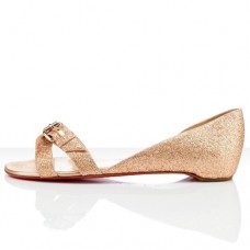 Christian Louboutin Atalanta Ploché Sandály Nude Christian Louboutin Atalanta Ploché Sandály Nude