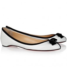 Baleríny Christian Louboutin Balinodono bílé Baleríny Christian Louboutin Balinodono bílé